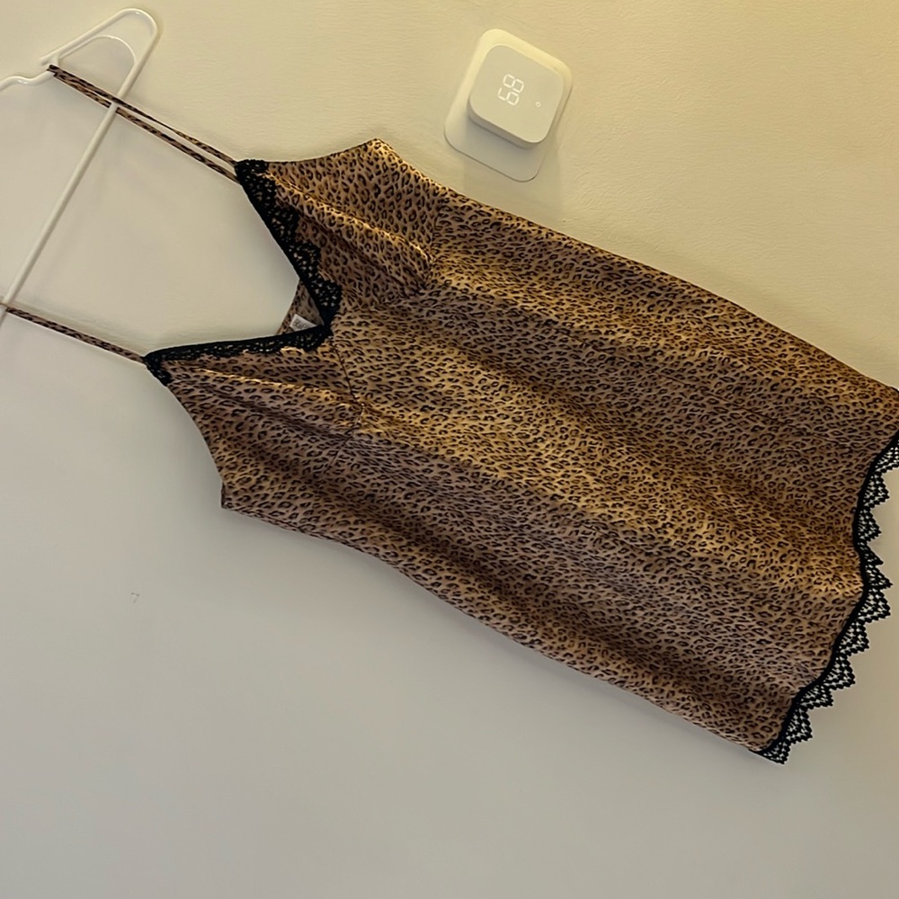 Leopard print nightgown
